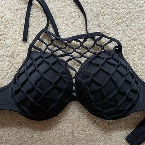 Shade and shore new black 34DD bikini